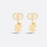 18K Petit CD Lucky Charms Earrings