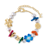 18K Louis Surfin' Flower Bracelet