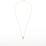 18K Trinity Cushion Diamond Necklace