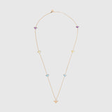 18K Pra Eternal Gold Semi-Precious Stones Necklace
