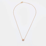 18K Trinity Pink Sapphire Necklace