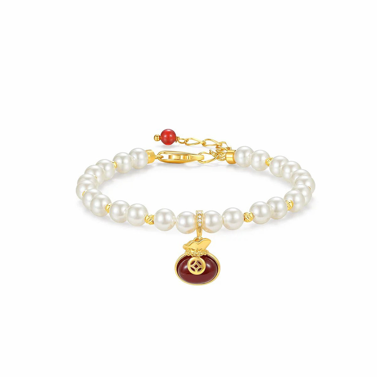 Pearl Gold Bracelet