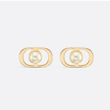 18K CD Petit Jolie Mini Stud Earrings