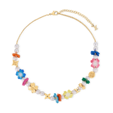18K Louis Surfin' Flower Necklace