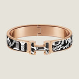18K Clic H Panoplie Equestre Black Bracelet