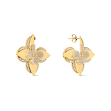 18K Louis Medaillon Earrings