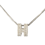 18K H Diamonds Necklace