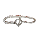 18K Hermes Finesse Link Diamond Bracelet