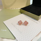 18K Magic Alhambra Pink Opale Earrings