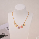 18K CE Teen Charms Necklace