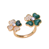 18K Van Cleef & Arpels VCA Cosmos Between the Finger Diamond Ring