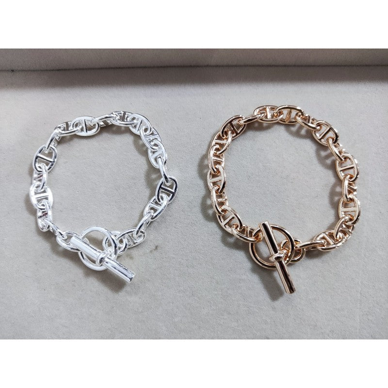 18K Her Cha?ne D'ancre Encha?n¨¦e Bracelet