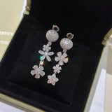 18K Folie Des Pr¨¦s Earrings