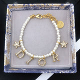 18K CD Pearl Bracelet