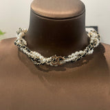 18K CC Pearls Gold Necklace