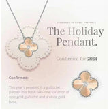 18K Vintage Alhambra Holiday Pendant Necklace