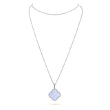 18K Van Cleef & Arpels Magic Alhambra Purple Necklace