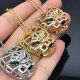 18K Panthere De Diamonds Necklace
