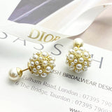 18K CD Pearl Gold Earrings