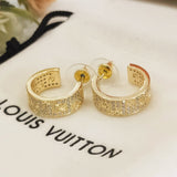18K Louis Circle Earrings