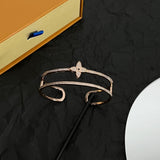 18K Louis Idylle Blossom Two-Row Bracelet