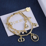18K CD Crystal Bracelet