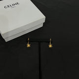 18K Triomphe Solitaire Earrings