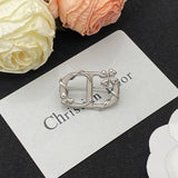 18K CD Revolution Pearl Brooch