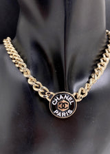 18K CC Paris Choker Necklace