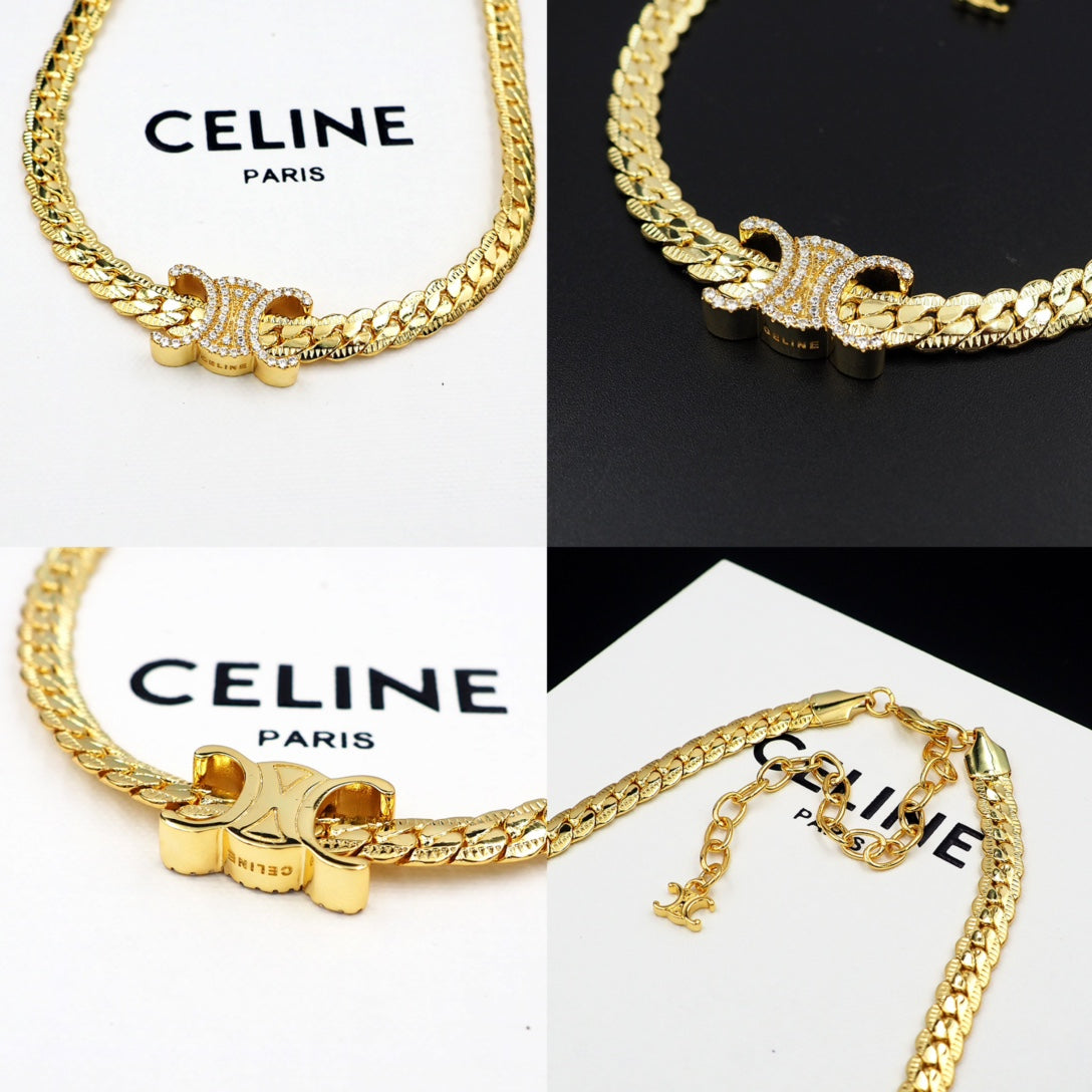 18K Triomphe Diamonds Necklace