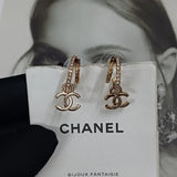 18K CC Vintage Gold Earrings