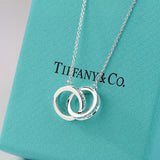 18K T 1837 Interlocking Circles Pendant Necklace
