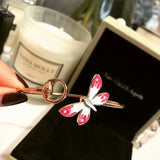 18K Double G Flora Bangle Bracelet