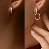 18K Love Pave Diamond Earrings