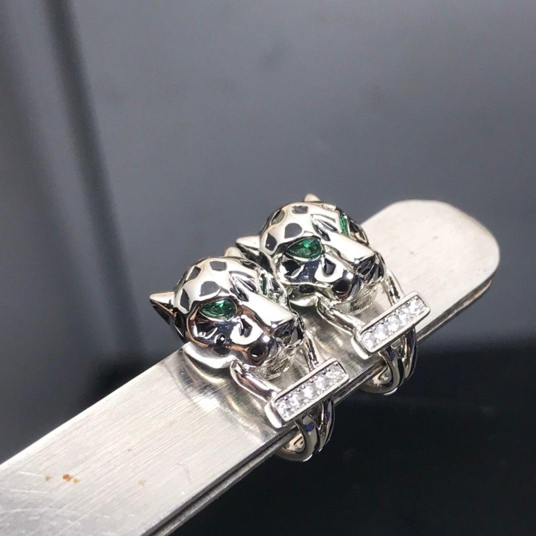 18K Panthere De Earrings