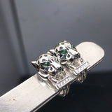 18K Panthere De Earrings