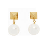 18K Valentino Pearl Earrings