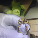 18K Panthere De Diamond Ring