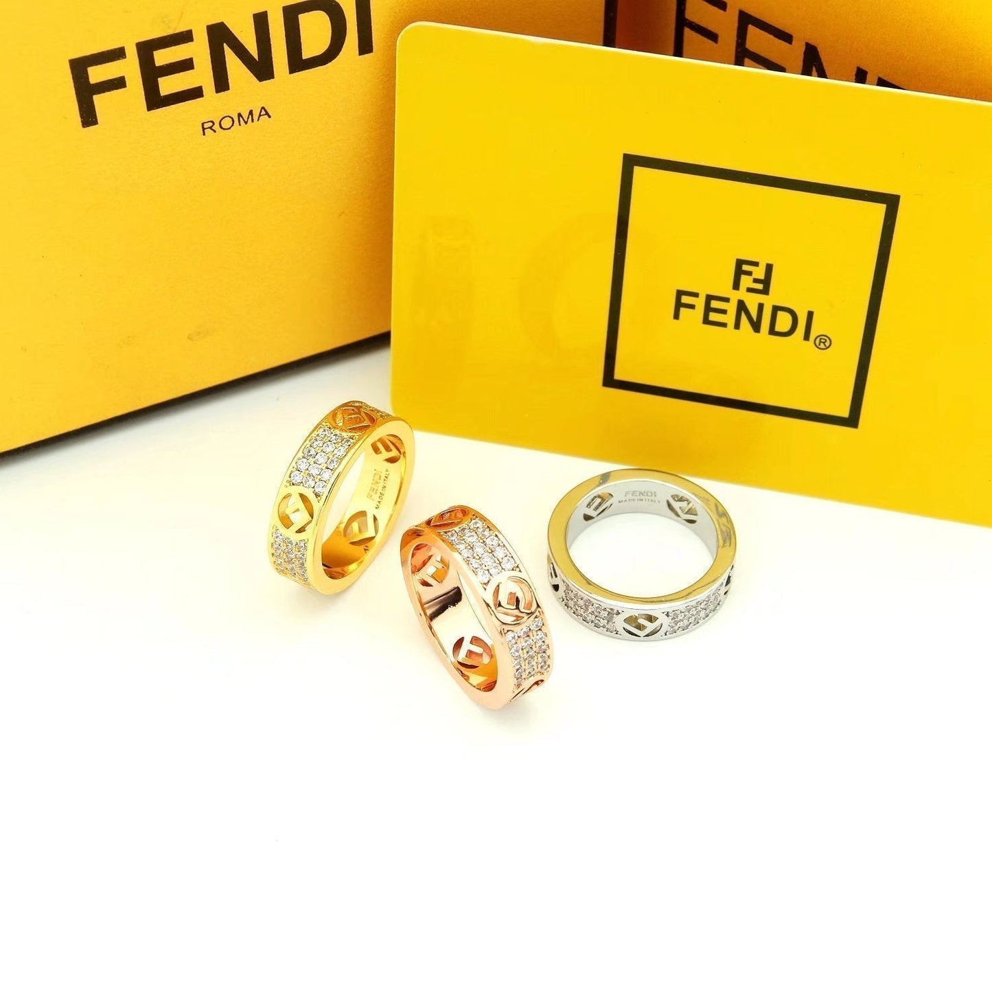 18K F Is Yellow Gold Ring