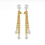 18K Triomphe Long Earrings