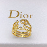 18K CD Star Diamonds Ring