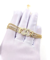 18K CC Chain Choker Necklace