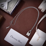 18K CD Lock Necklace