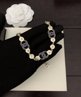 18K Blue CC Choker Necklace