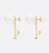 18K CD Pearls Earrings
