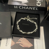 18K CC Pearls Gold Necklace