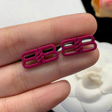 18K BB Pink Icon Earrings