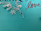 18K T Christmas Tag Bracelet