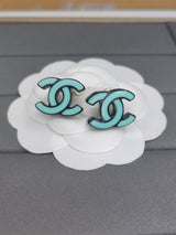 18K Classic Blue CC Earrings