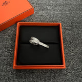 18K Kelly Gavroche Double H Ring